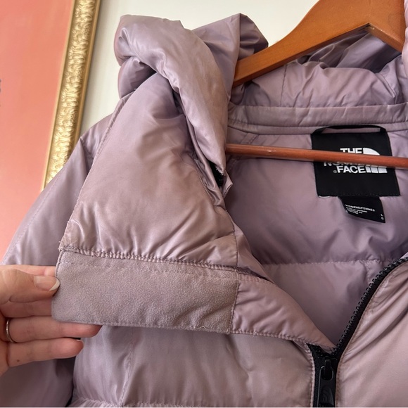 The North Face Acropolis Parka 550 Down Puffer Coat Long Jacket Purple Size L - Picture 4 of 7